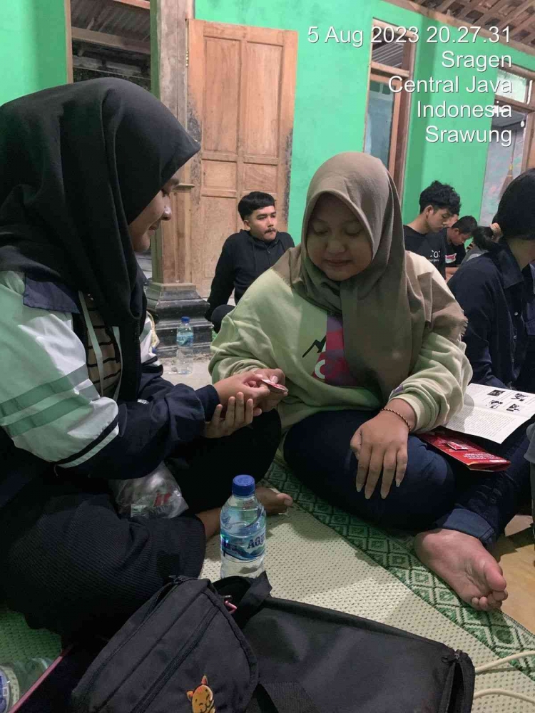 Pemberian Tablet Tambah Darah (TTD) (Dok. pribadi)