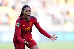 Salma Paralluelo penentu kemenangan Spanyol/foto: FIFA com