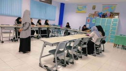 Kegiatan Belajar Mengajar Siswa SMP Shafiyyatul Amaliyyah - Medan/Dok Pribadi
