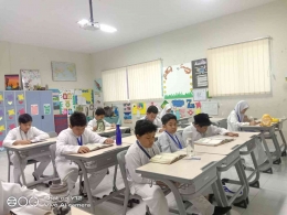 Kegiatan Belajar Mengajar SMP Shafiyyatul Amaliyyah - Medan/Dok Pribadi