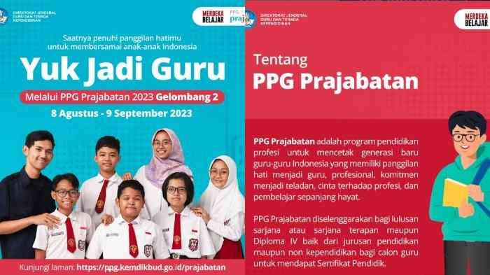 Yuk Daftar PPG Prajabatan 2023 Sekarang, Inilah 10 Kriteria Yang Harus ...