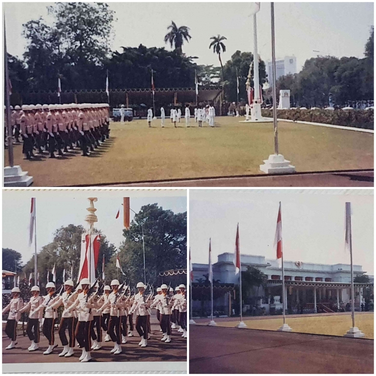 Upacara Bendera 17 Agustus 1987 di Istana Merdeka (Dokumen Pribadi)