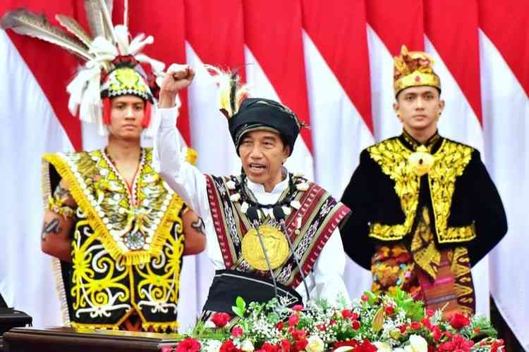 Dalam pidato Kenegaraannya, Jokowi sama sekali tidak menyinggung krisis iklim. | Foto: kompas.com