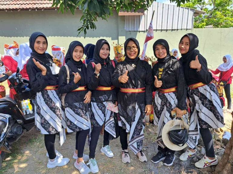 Persiapan mengikuti karnaval.Dokpri