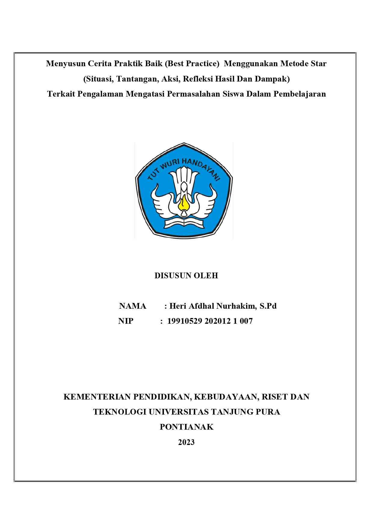 Cerita Praktik Baik (Best Practice) - Kompasiana.com