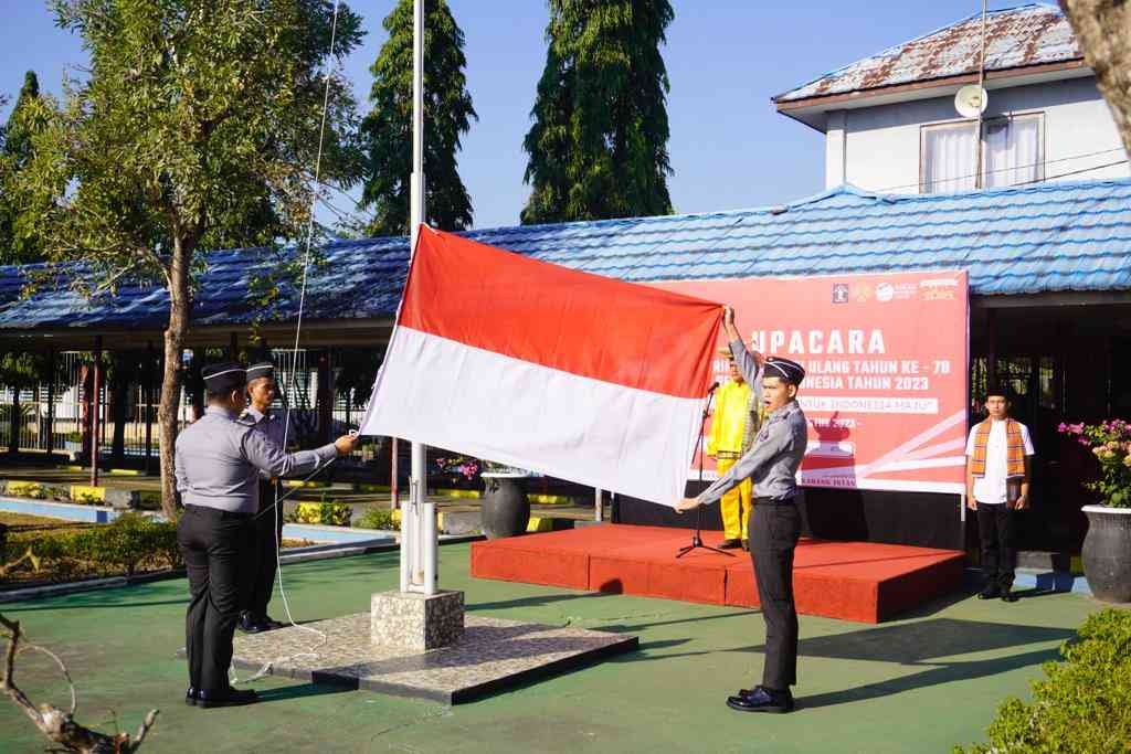 Lapas Narkotika Karang Intan Gelar Upacara HUT Ke-78 Republik Indonesia ...