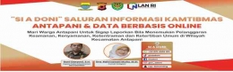 Spanduk Sosialisasi SI A DONI di Kecamatan Antapani Kota Bandung/Dokpri