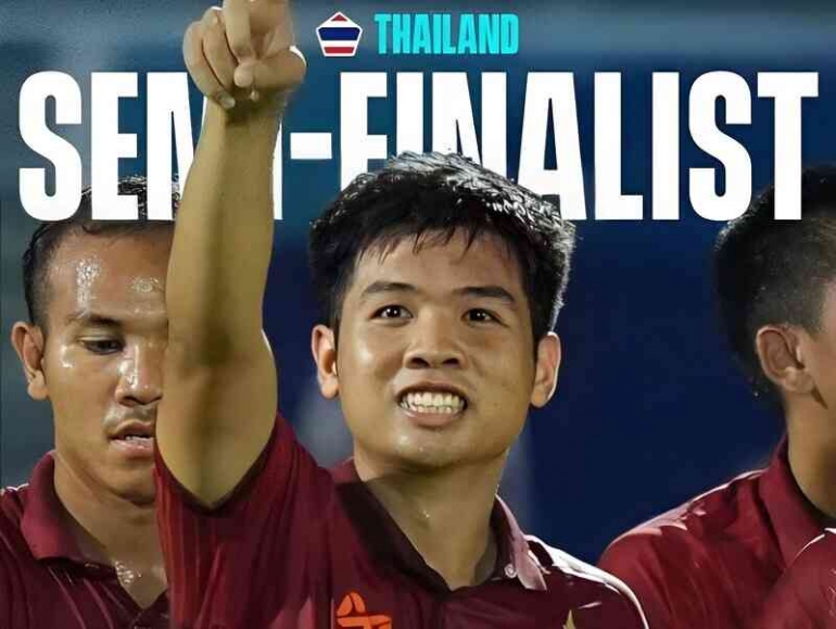 Skuad pemain Timnas u23 Thailand pada Aff 2023 (Instagram/Affu23championshiofficial)