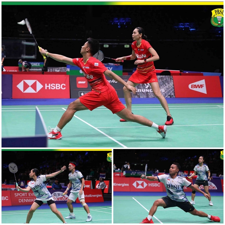 Tiga Ganda Campuran Indonesia Melaju Ke Babak 16 Besar Kejuaraan Dunia 2023 (Foto : PBSI)