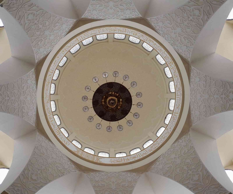 simetri pada arsitektur masjid. sumber: doc. pribadi