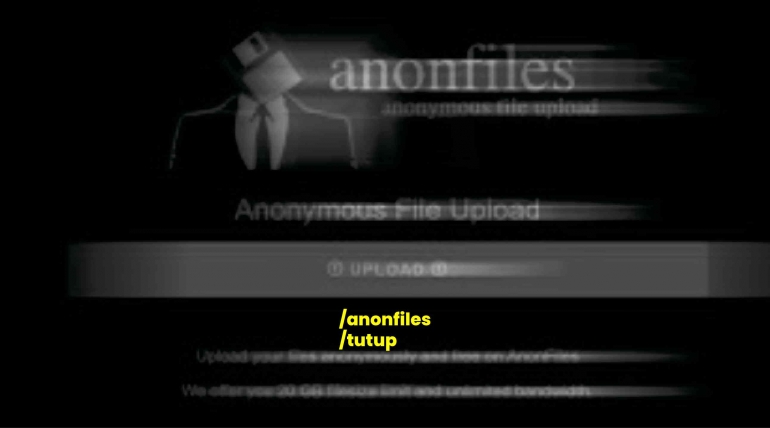 Tampilan Anonfiles (sudah diedit)