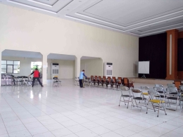 Kursi mulai disusun (dokpri)