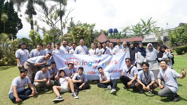 Foto Team PT Berkaos Sandang Nusantara (Dok. pribadi)