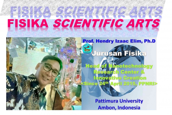 (Sumber pribadi) Fisika Scientific Arts bersama Prof. Elim, Ilmuan Fisika Indonesia.
