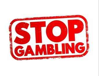 Ilustrasi stop berjudi atau gambling. (Gambar: shutterstock.com)