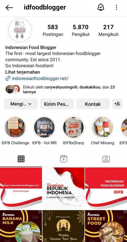 Indonesian Food Blogger - Doc: Instagram @idfoodblogger