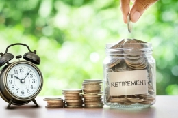 Ilustrasi menabung dana pensiun. (Shutterstock via KOMPAS.com)