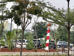 Area parkir Stasiun LRT Jatimulya - dok pribadi