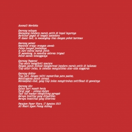 Puisi Anomali Merdeka/ Dokpri @ams99 by, textart