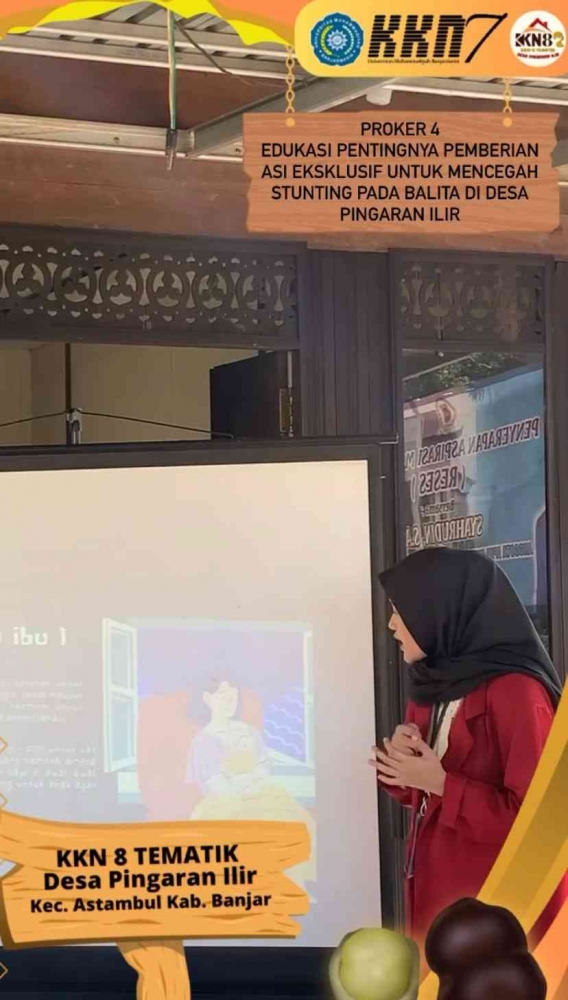 Foto Pemaparan Materi Tentang ASI Eksklusif