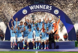 Manchester City juara Liga Champions 2022/2023 (Foto: si.com)