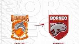 Logo Borneo FC menggunakan Pesut sebagai ikon Klub nya | Sumber: HO/Borneo FC