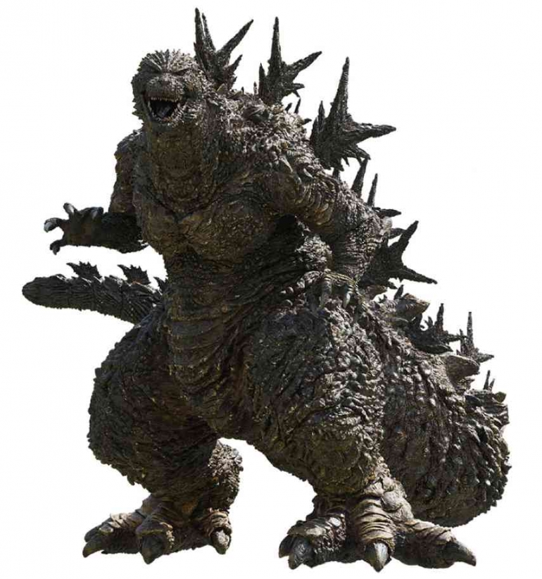 Sosok Godzilla di Film Minus One | Sumber: Wikizilla