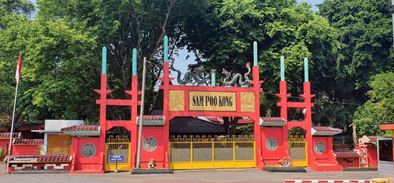 Sabuk hijau sisi Utara Sam Poo Kong (dokumen pribadi)