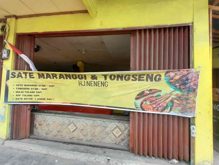 Warung Sate Maranggi dan Tongseng Hj.Neneng - Samarinda (Dok.Pri. Siska Artati)