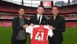 Rekrutan anyar Arsenal, Declan Rice (twitter.com/@arsenal)