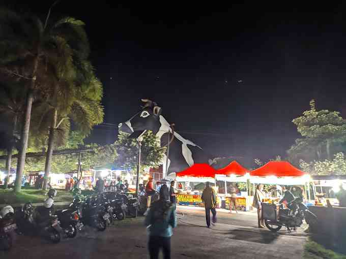 Suasana Alun-alun Kidul Boyolali saat malam hari. Sumber: Google (sampex asraf)