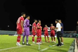 Shin Tae yong bersama skuad Garuda Muda siap mencetak sejarah lolos ke putaran final Piala Asia U23 (Foto PSSI)