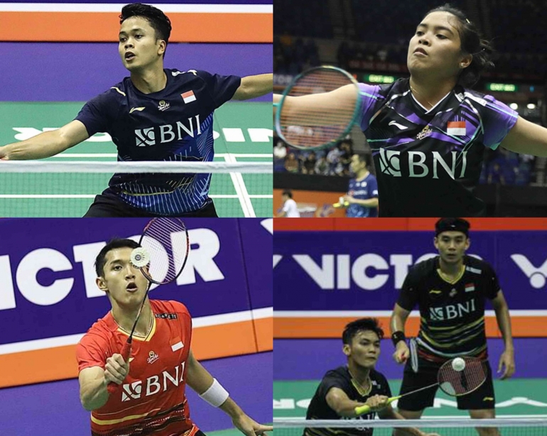 (Foto diolah dari Facebook.com/Badminton Indonesia)