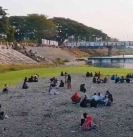 Yuk Intip Efek Positif El Nino di Taman Bantaran Kota Madiun (dokpri)