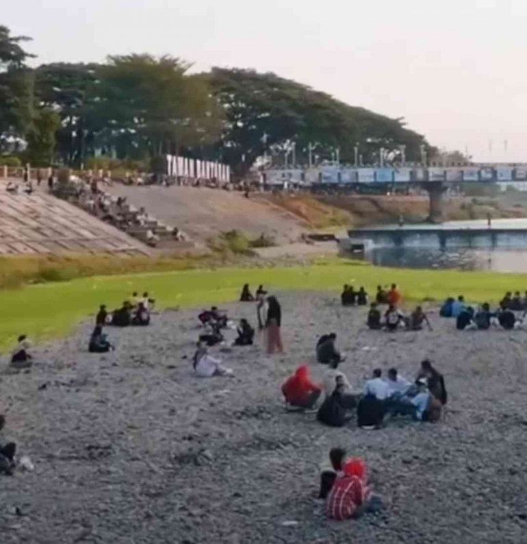 Yuk Intip Efek Positif El Nino di Taman Bantaran Kota Madiun (dokpri)