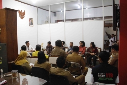 Pertemuan Pewarna dengan Asisten Sekda Kabupaten Jepara (Foto: Pewarna)
