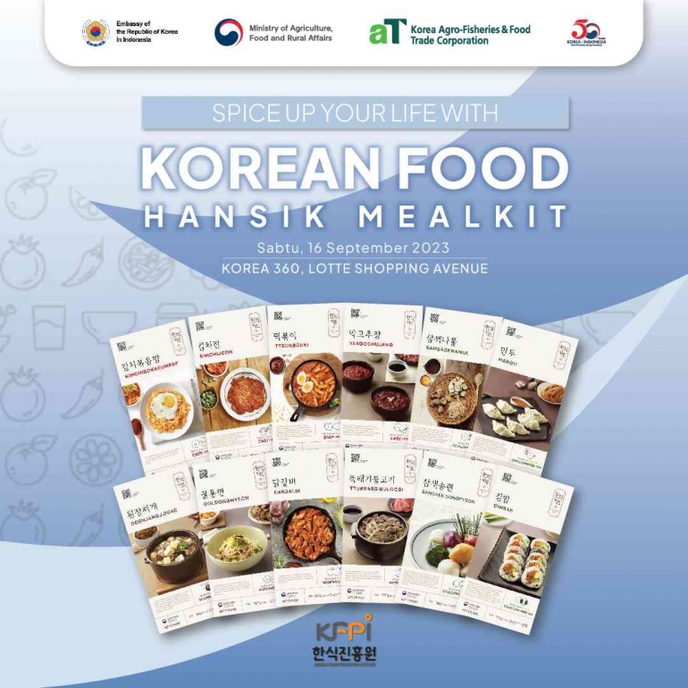 Korean Food Hansik Mealkit_sumber: Kedutaan Korea