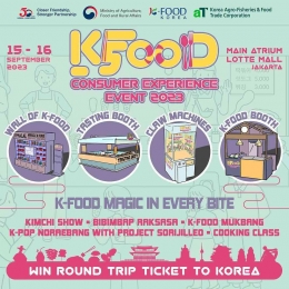 K-Food Consumer Experience Event 2023_Sumber Instagram aT Jakarta (tasteoflovekfood)