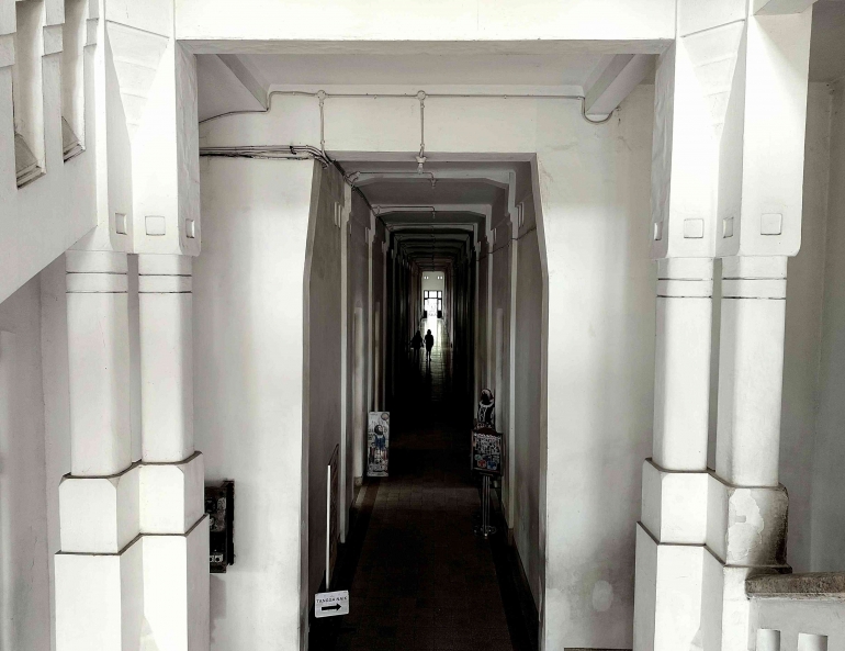 Sebuah lorong di Lawang Sewu Semarang (Dokpri)