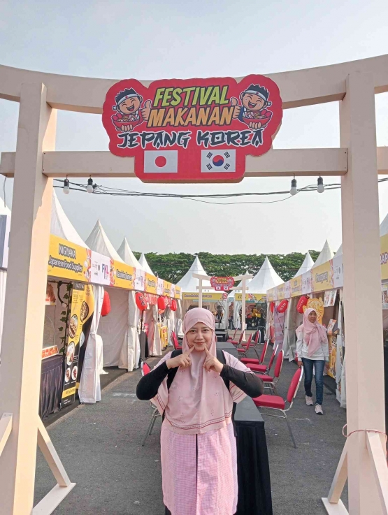 Â Zona Festival Makanan Jepang Korea (sumber foto: dok. Pribadi)Â