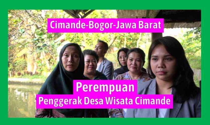 Perempuan penggerak Desa Wisata Cimande. Foto: Isson Khairul