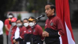 Presiden Jokowi dijadwalkan akan melepas Kontingen Asian Games hari ini (19/9) di Istana Negara (foto : CNN.Indonesia)