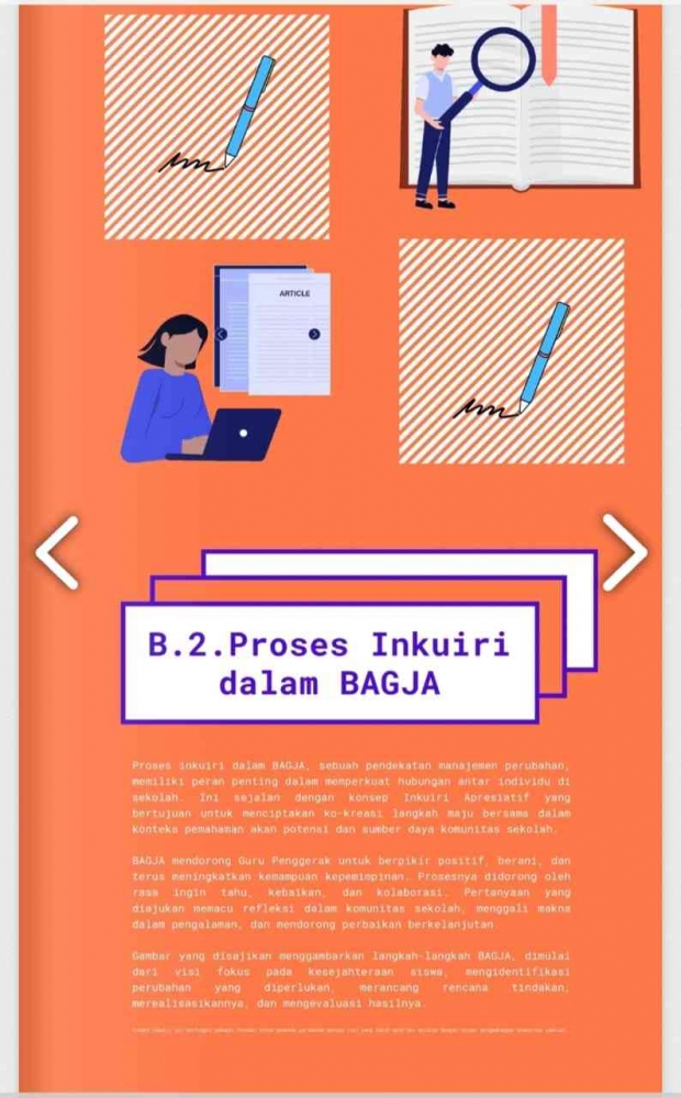 Ilustrasi proses inkuiri (dok.Pribadi)