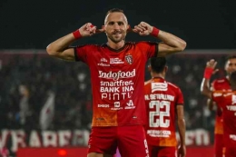 Ilija Spasojevic. (Dok Bali United dipublikasikan kompas.com)