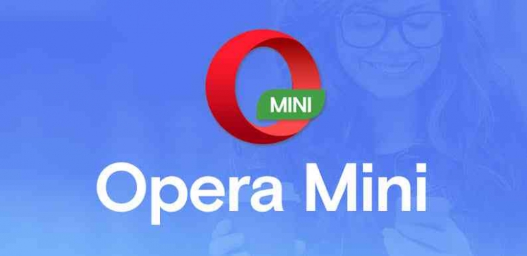 Browser Opera versi hemat (Aptoide)