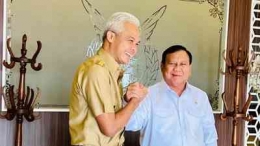 Bakal Calon Presiden Prabowo Subianto dan Ganjar Pranowo, Sumber: cnbcindonesia.com