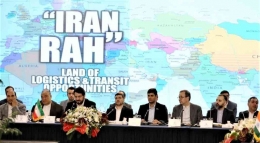 Pejabat dari Iran, Russia dan India sedang membahas soal promosi International North-South Transport Corridor (INSTC). | Sumber: Tehran Times