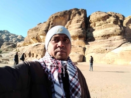 Petra menjadi oase di tengah gurun yang tandus (Dok. Pribadi)