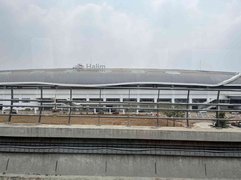 Stasiun Kereta Cepat Halim (foto: dokpri)