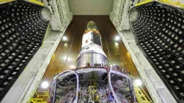 Peluncuran satelit dari ISRO, India. | Sumber: Twitter/@ISRO